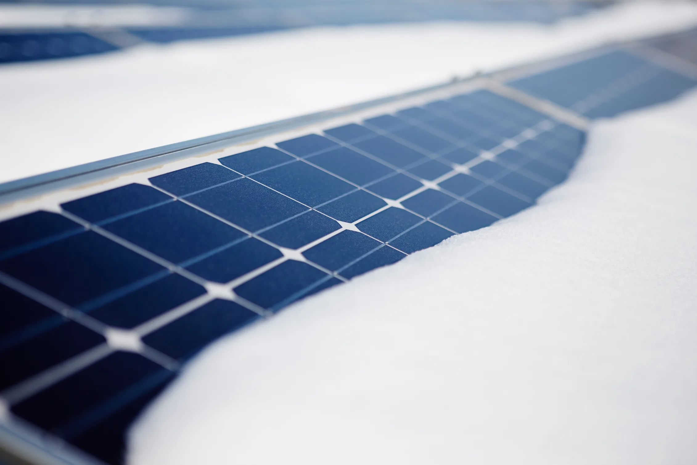 Solar Panels in Winter